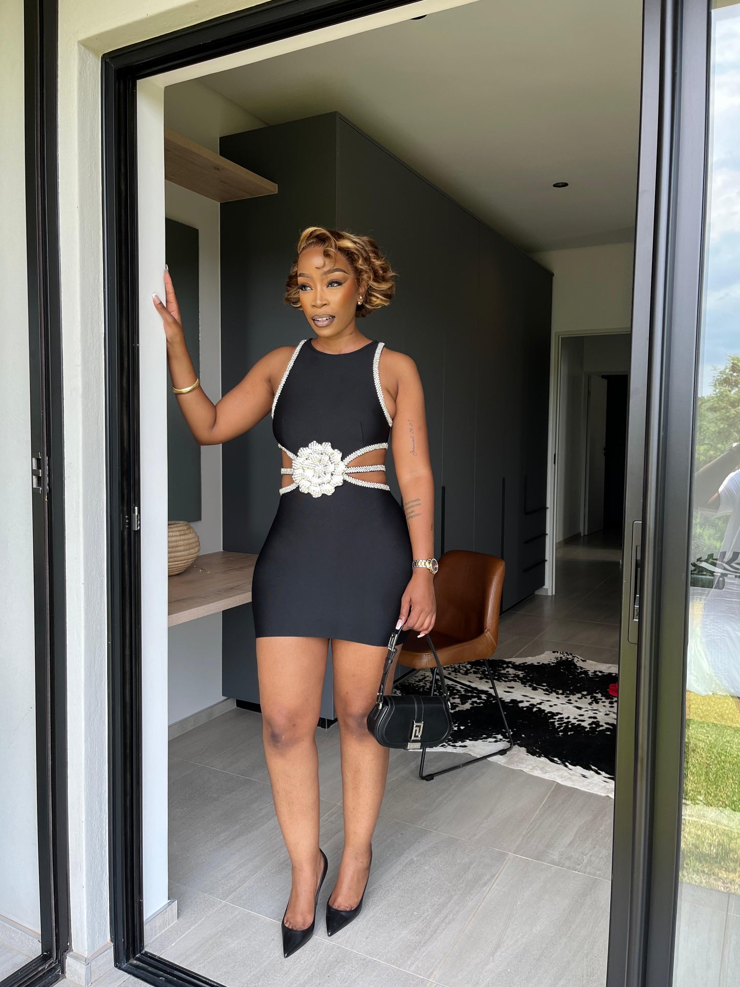 Mini bandage dress